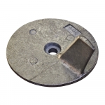 Анод цинковый Yamaha F40-F60  (67C-45371-00-00, 664-45371-00-00) 664-45371-01-00  PWB