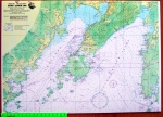 Карта Амурского и Уссурийского залива 30x42 см
