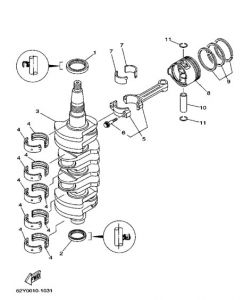 вкладыши коренные YAMAHA F40 / F50       6C5-11416-30 ― 1998-2024  NEXT